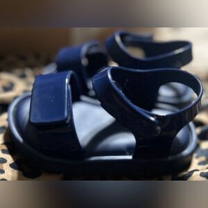 Mini Melissa Jump Jelly sandals Unisex~ Navy Size- Toddler 6